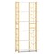 Modern 6-Tier Book Shelf Heavy-Duty Frame with Wall Anchor Kits